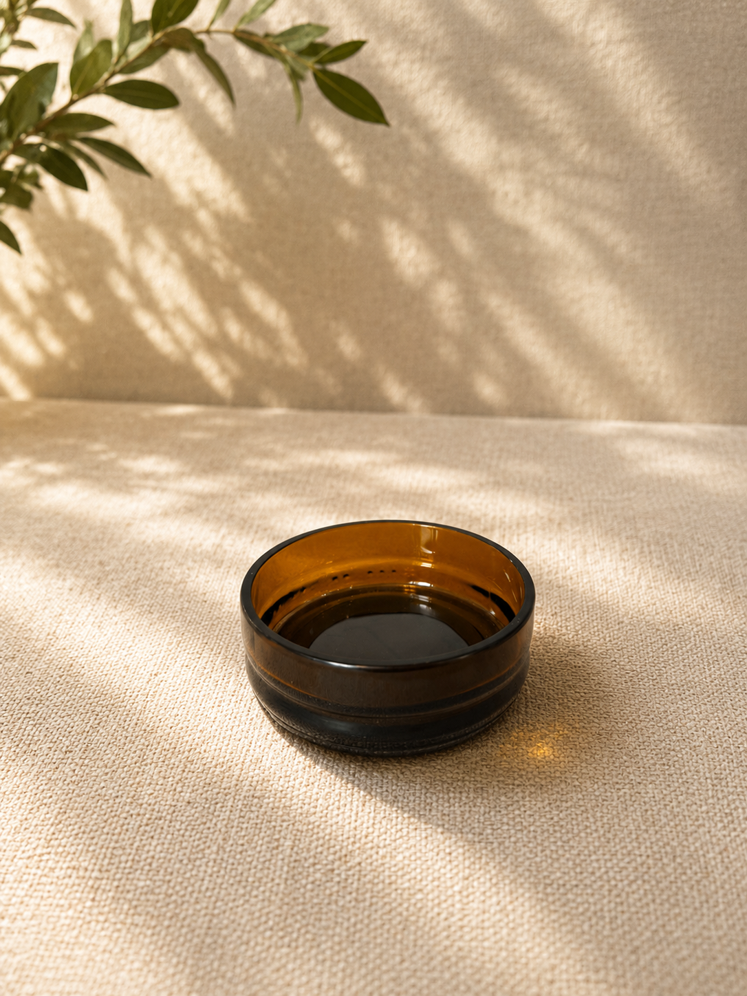 Found Form Amber Ring Dish
