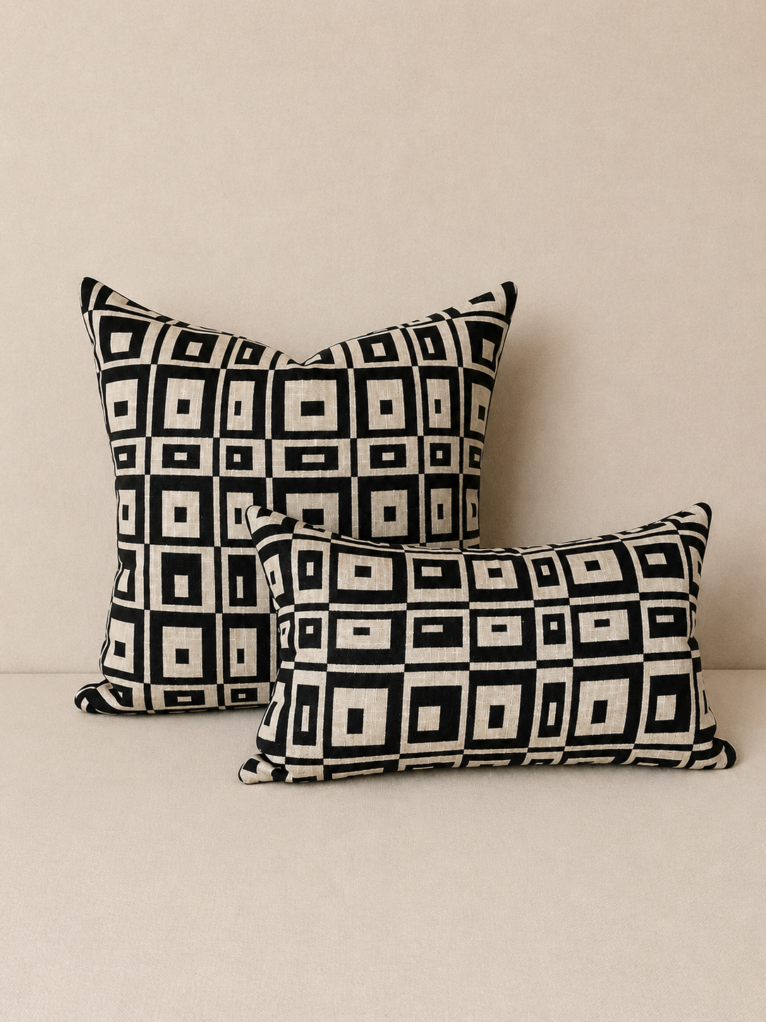 Kinetic Grid Pillow